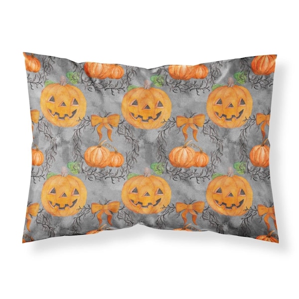 Carolines Treasures Carolines Treasures BB7521PILLOWCASE Watecolor Halloween Pumpkins Fabric Standard Pillowcase BB7521PILLOWCASE - main